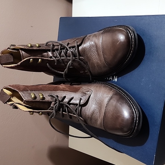 Cole Haan Brown Leather Boots main image 4